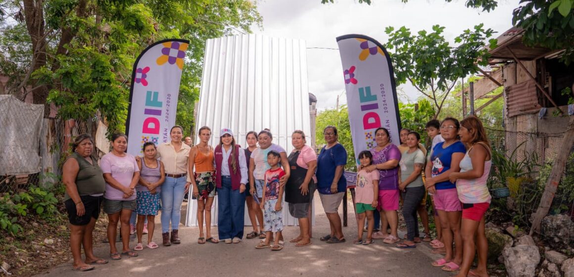 Refuerza DIF Yucatán apoyo en Pueblo Unido