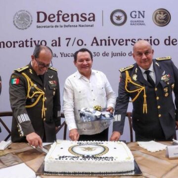 Guardia Nacional cumple siete años: Díaz Mena celebra la paz que sostiene la coordinación con Sheinbaum en Yucatán