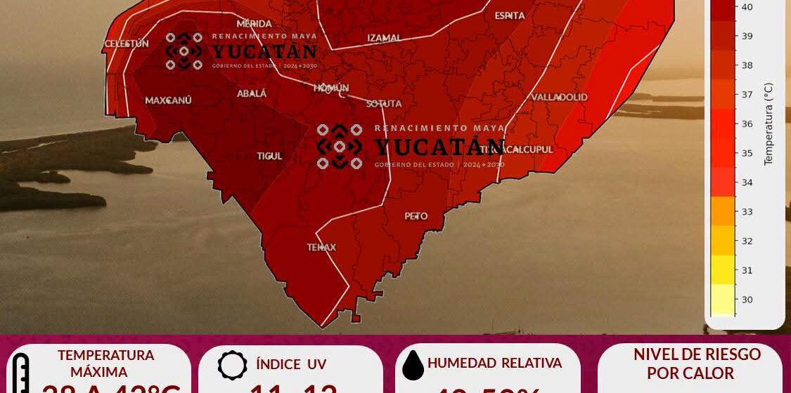 FB_IMG_1781792718726 Clima en Yucatán: prevén temperaturas de hasta 42 °C este jueves 18 de junio