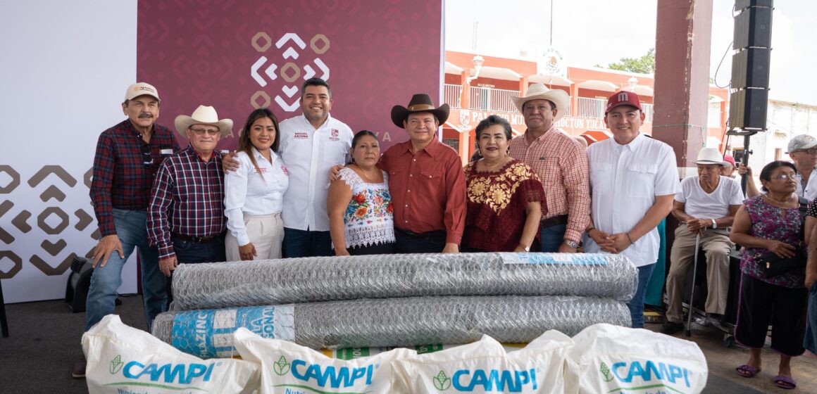 Con116 mdp para ganadería, apicultura y caminos rurales el Renacimiento Maya cumple al campo yucateco