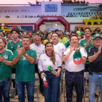 Más de 12 mil personas vibran con triunfo de México en Zonas Fan Yucatán