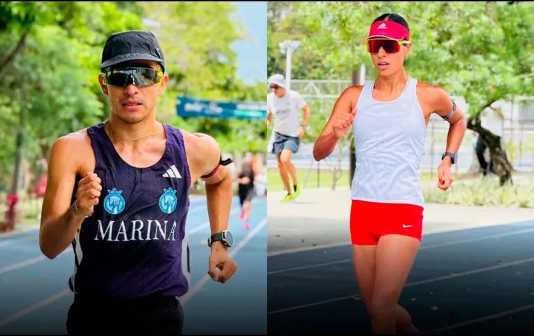 podio Marcha atlética mexicana brilla en el Panamericano de Medellín 2026