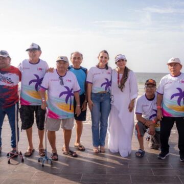 DIF Yucatán promueve bienestar integral de personas mayores con jornada recreativa en Progreso