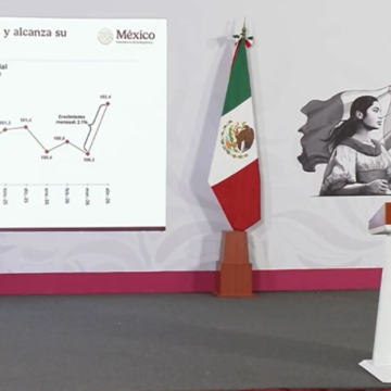 Claudia Sheinbaum celebra récords en exportaciones y actividad industrial en México