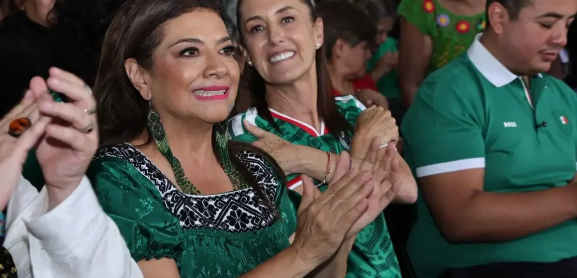 shienbfut Sheinbaum y Brugada asisten al Fan Fest de la GAM para el debut mundialista