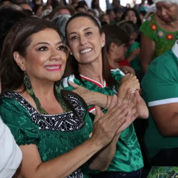 shienbfut Sheinbaum y Brugada asisten al Fan Fest de la GAM para el debut mundialista