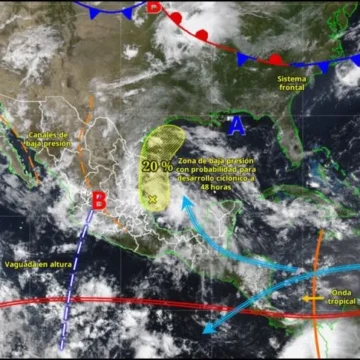 SMN alerta por lluvias intensas en México y calor extremo en el norte