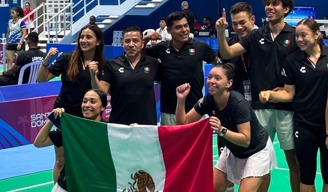 Badminton (2) Bádminton invicto se une a los deportes dorados de México en Santo Domingo 2026