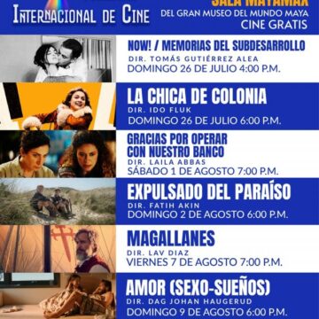 Cine-internacional Cine internacional gratuito llega a Yucatán con la 79.ª Muestra de la Cineteca Nacional