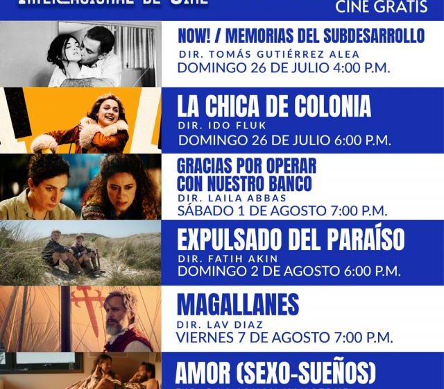 Cine-internacional Cine internacional gratuito llega a Yucatán con la 79.ª Muestra de la Cineteca Nacional