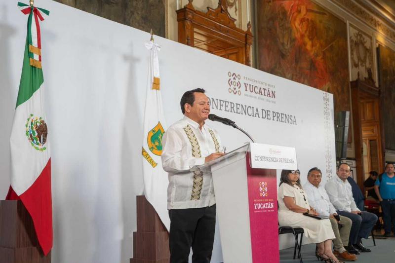 Conferencia-huacho (2) Más de 574 mil acciones blindan a las familias yucatecas contra la violencia y las adicciones