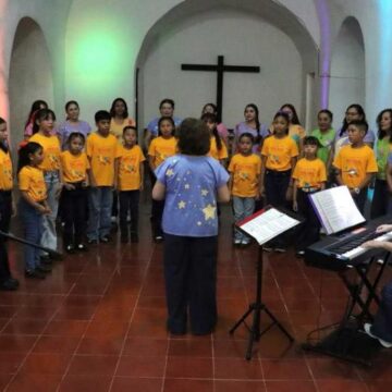 Coros infantiles (5) Coros infantiles de Sedeculta llenan Conkal de música durante un recital de la Temporada Pecda