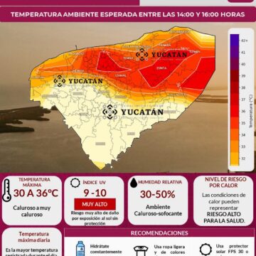 Clima en Yucatán hoy: Vaguada e ingreso de humedad provocarán lluvias fuertes