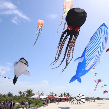 Festival-papagayo (6) Se Llevó a Cabo el 4.° Festival de Papagayos y Cometas 2026 en Progreso, Yucatán