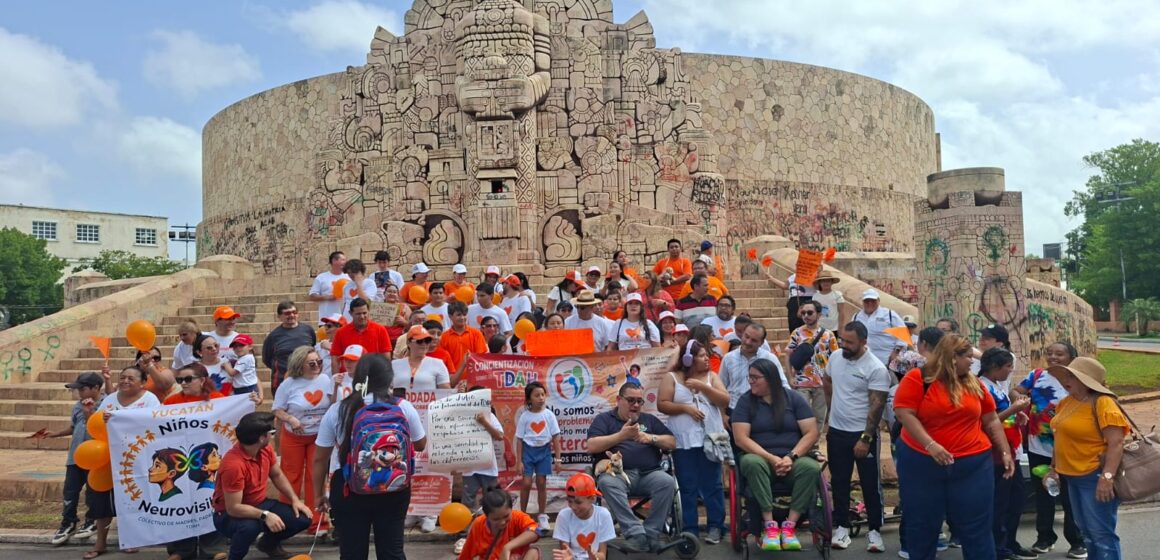 MARCHAN POR EL TDAH EN PASEO DE MONTEJO NO SOMOS UN PROBLEMA, ES UNA CONDICIÓN, MERECEMOS INCLUSIÓN