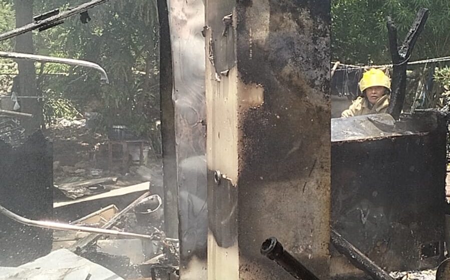 Una mujer resultó con quemaduras de segundo grado al registrarse la explosión de un tanque de gas, en una vivienda de Motu