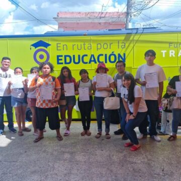 Aula móvil del Ieaey llegará a Cacalchén para acercar servicios de educación básica