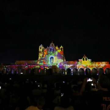 Reactivan el videomapping “Senderos de Luz” en Izamal