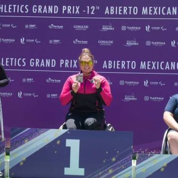 Mexico-cosecha (2) México logra cosecha dorada en primer día de Grand Prix Mundial de Para Atletismo Tlaxcala 2026