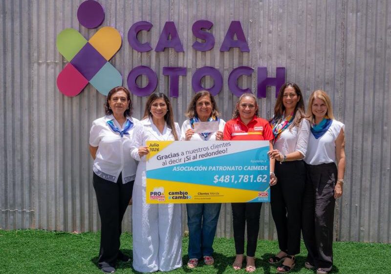 Casa Otoch recibe por primera vez recursos del programa de redondeo de Oxxo