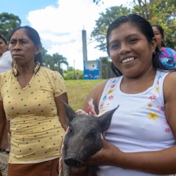 DIF Yucatán promueve seguridad alimentaria en comisarías de Yaxcabá
