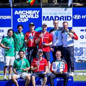 Tiro con arco Gana México dos platas en la Copa del Mundo de Tiro con Arco Madrid 2026