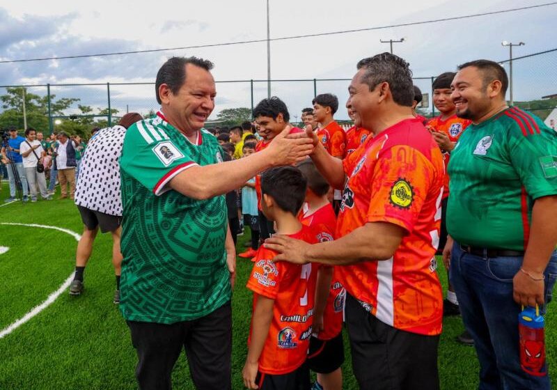 Renacimiento Maya llega al sur de Yucatán con espacios deportivos que fortalecen a las comunidades