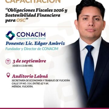 Capacitacion-fiscal Japey ofrecerá capacitación fiscal gratuita a organizaciones civiles de Yucatán