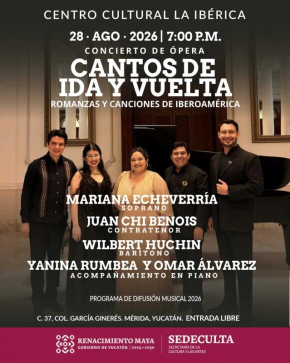 Cantos de ida y vuelta lleva música iberoamericana a Mérida