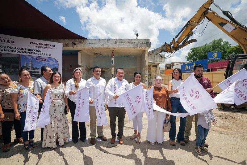 Construcción del nuevo Mercado Municipal de Peto (1) Mercado Municipal de Peto tendrá inversión de 50 mdp