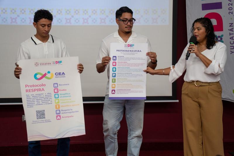DIF Yucatán capacita a servidoras y servidores públicos (1) DIF Yucatán capacita a servidoras y servidores públicos para mejorar la atención a personas autistas