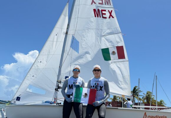 *YUCATECOS DE ORO: ÁLVARO RAMÍREZ Y SOFÍA BAEZA LE DAN A MÉXICO SU ORO 145 EN VELA*