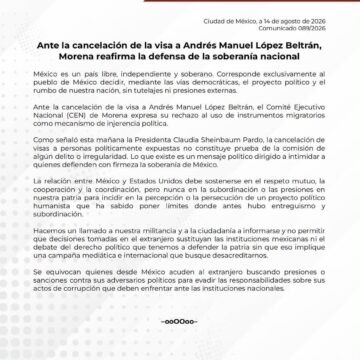 *El CEN de Morena comparte el siguiente comunicado de prensa:*