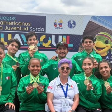 México suma 10 medallas en Open Panamericano de Sordos