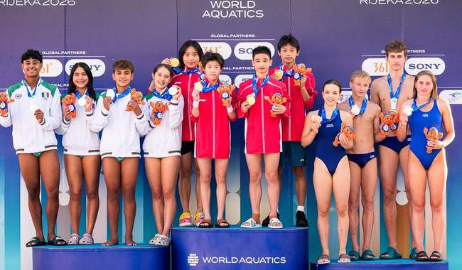 México suma cinco medallas en el Mundial Juvenil de Clavados 2026 (2) México suma cinco medallas en Mundial Juvenil de Clavados