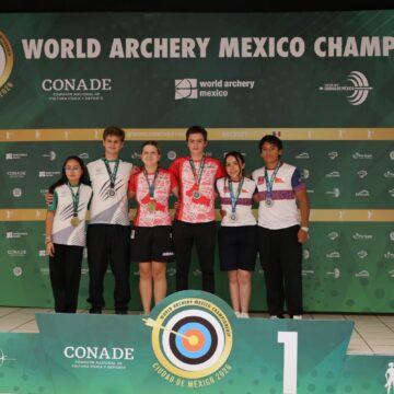 Estado de México lidera primeras medallas en tiro con arco