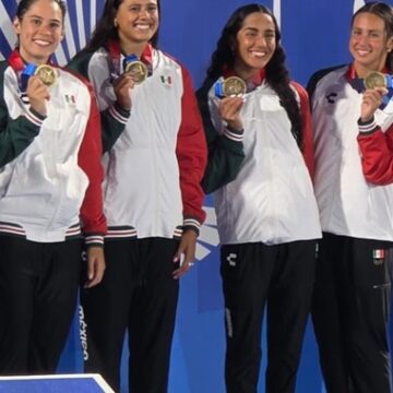 Natación-Mexicana (2) México conquista 22 oros en natación de Santo Domingo 2026