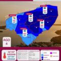 Pronostican lluvias fuertes en Yucatán este jueves 6 de agosto