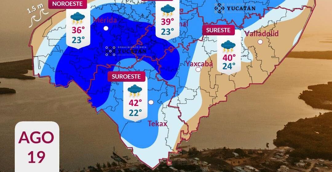 Pronostico-meteorológico (1) Onda Tropical 29 provocará lluvias y calor en Yucatán