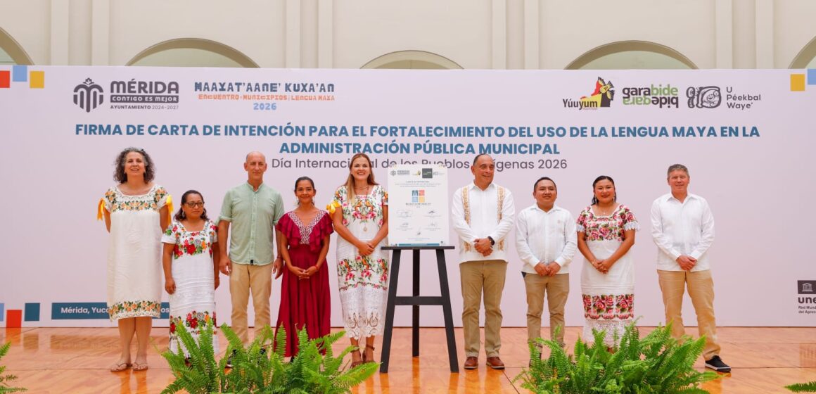 acuerdo para preservar la cultura Maya Firman acuerdo peninsular para la preservación y revitalización de la lengua maya en Mérida