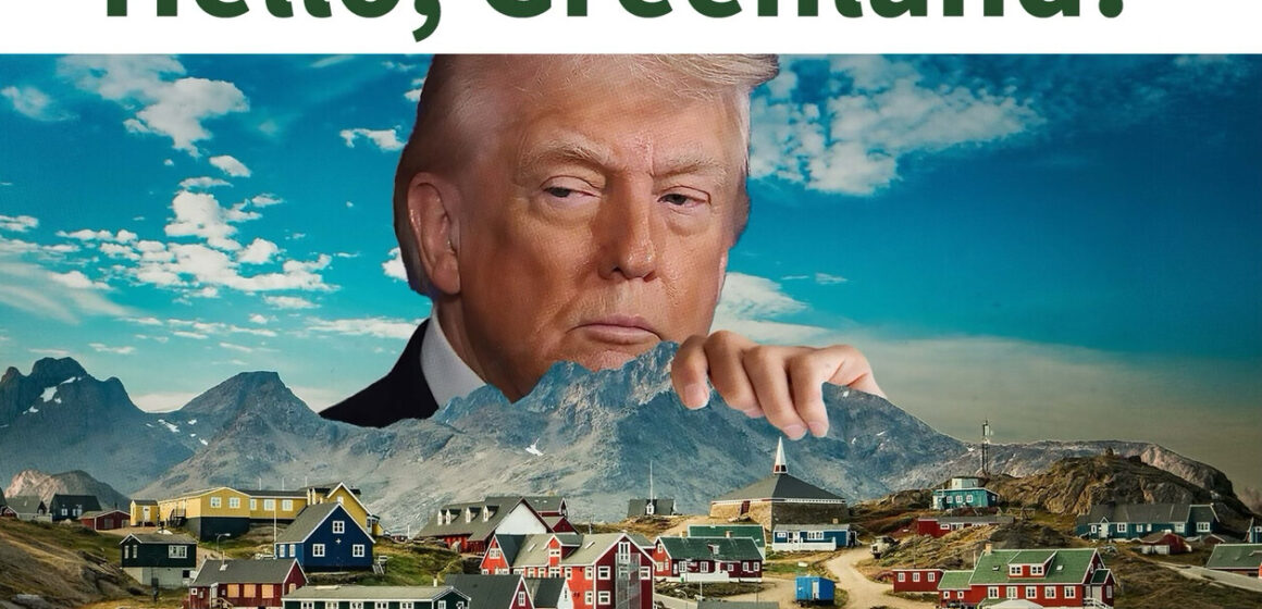 Trump insiste en Groenlandia con un mensaje en Truth Social: “Hello, Greenland”