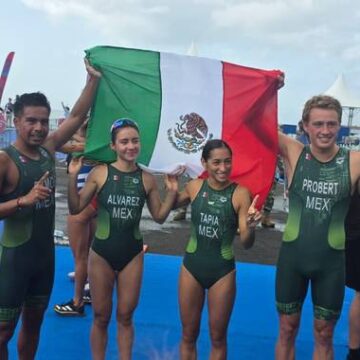 mexico-gana-oro-relevo-mixto-triatlon México gana oro en relevo mixto de triatlón en Santo Domingo 2026