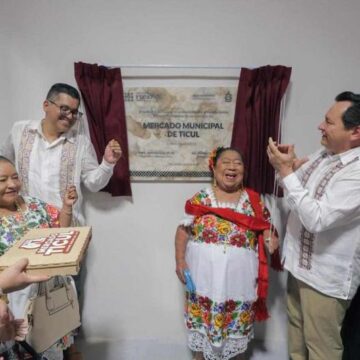 transforma mercado de Ticul (1) Compromiso cumplido: Renacimiento Maya transforma mercado de Ticul en beneficio de sus 40 mil habitantes