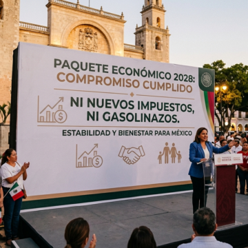 1789050916095 El Paquete Fiscal 2028, Cuentas claras, No al alza de impuestos, No al gasolinazoPromesa fiscal: estabilidad sin aumentos.