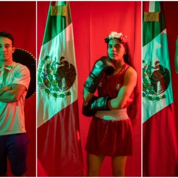 Atletas mexicanos destacan el orgullo de representar a México (1) Atletas mexicanos llevan el orgullo nacional al podio