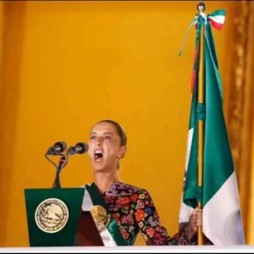 Claudia Sheinbaum encabeza segundo Grito en Palacio Nacional