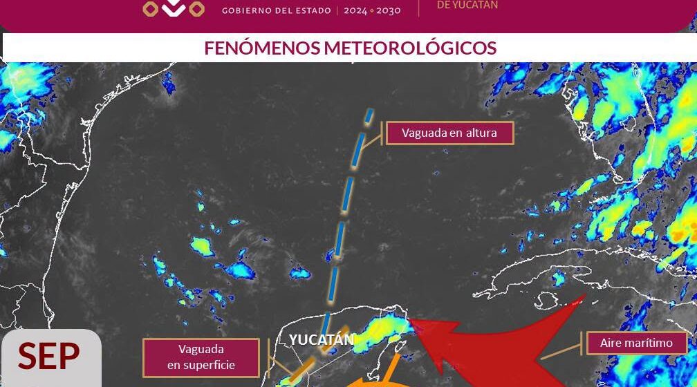 Clima (24) Clima en Yucatán: Onda tropical provocará lluvias y calor de hasta 39°C este 21 de septiembre