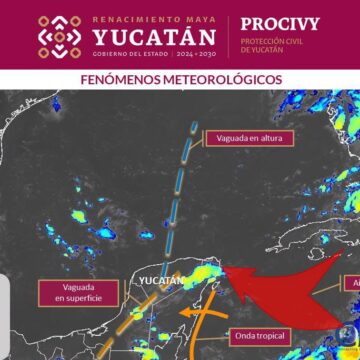 Clima en Yucatán: Onda tropical provocará lluvias y calor de hasta 39°C este 21 de septiembre