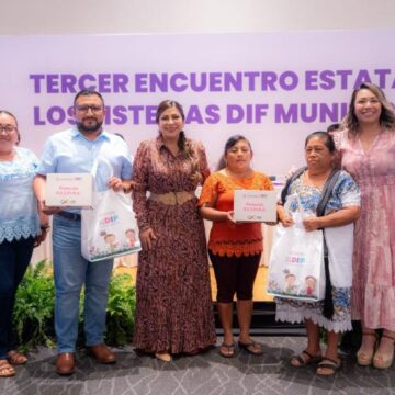 DIF Yucatán coordina acciones con los 106 municipios para ampliar atención en las comunidades