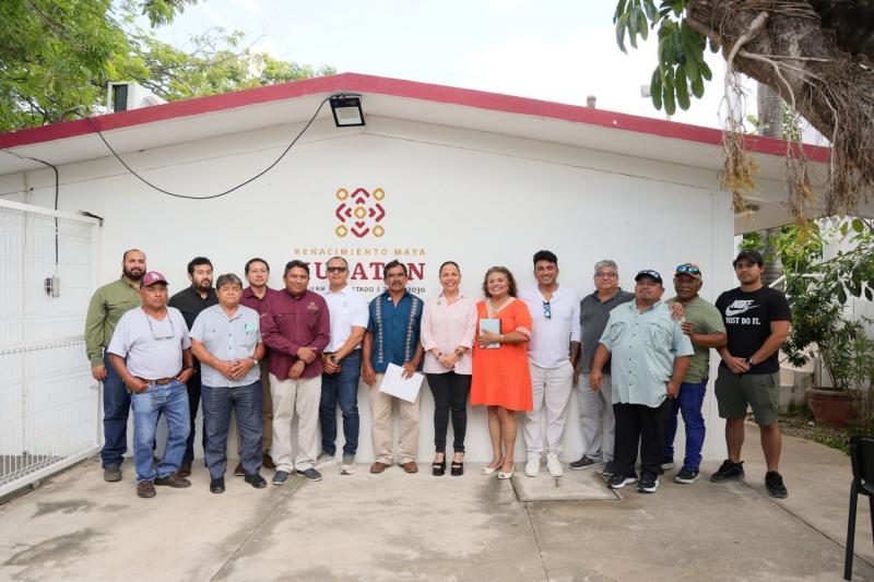 Encuentro de autoridades con representantes del sector pesquero de Yucatán (1) Renacimiento Maya fortalece diálogo con sector pesquero